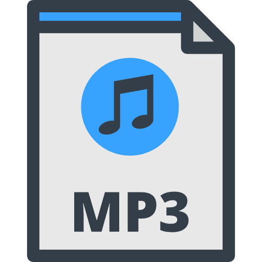 Mp3 interface mp3 format musical note icon Mp3 interface mp3 format musical note icon