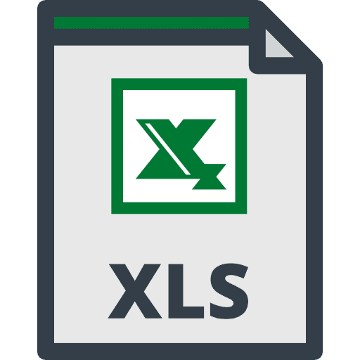 Xls file interface digital icon Xls file interface digital icon