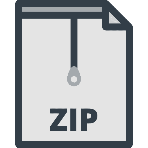 Zip symbol compressed file icon Zip symbol compressed file icon