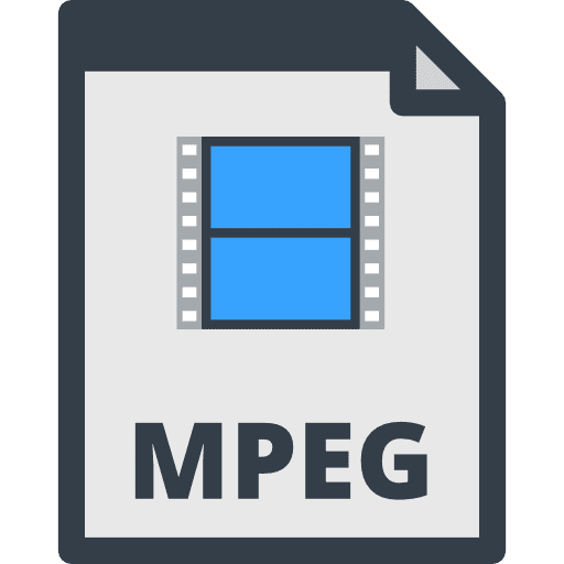 Mpeg video player file extension files and folders icon Mpeg video player file extension files and folders icon