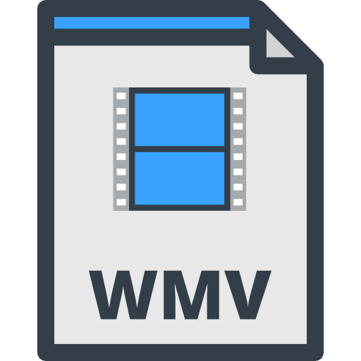 Wmv format interface file formats icon Wmv format interface file formats icon