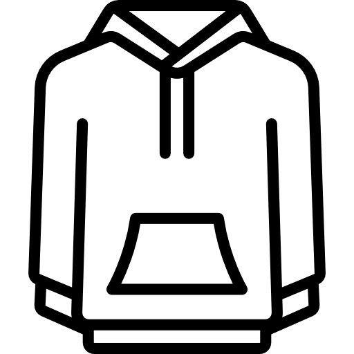 Hoodie style fashion clothing icon