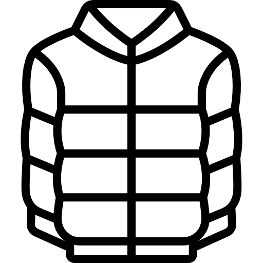 Jacket garment coat winter jacket icon