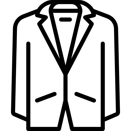 Jacket jacket clothing garment icon