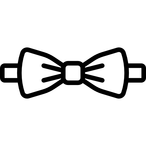 Bow tie fashion clothes clothing icon