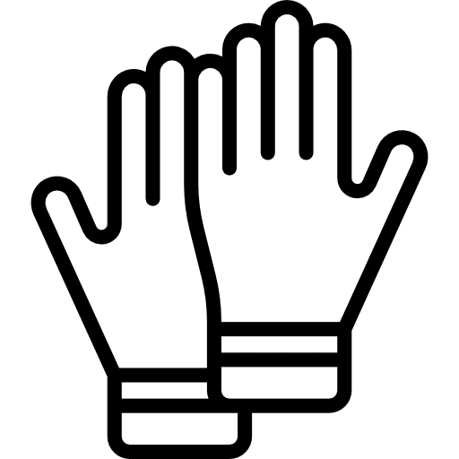 Gloves hand protectors protections icon