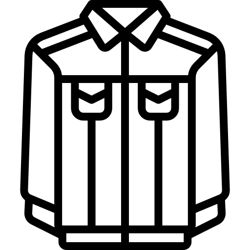 Jacket fashion garment overcoat icon