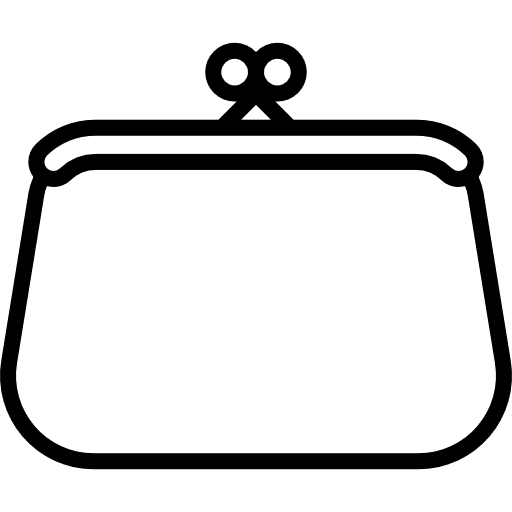 Purse money accesory cash icon