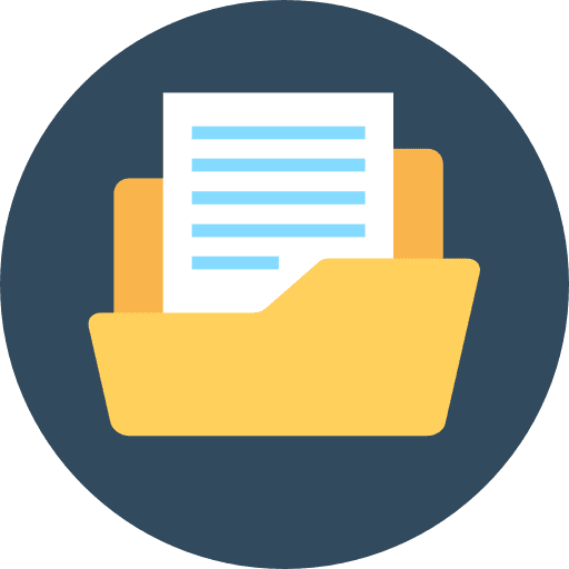 Folder office material folder interface icon