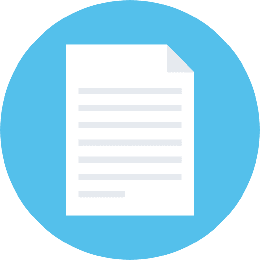 Document interface document business and finance icon