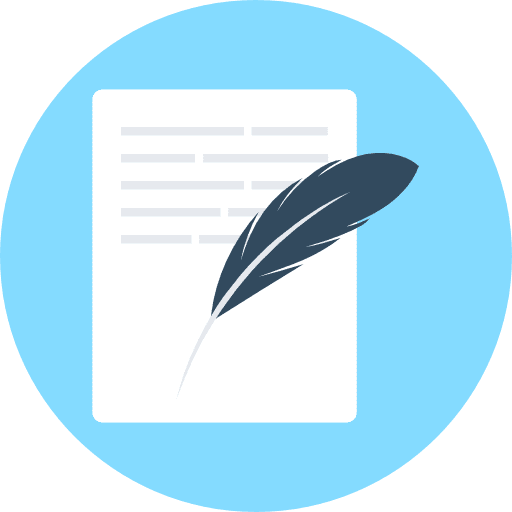 Document papers education signature icon