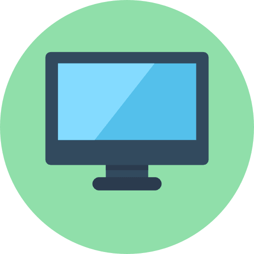 Monitor television tv electronics icon