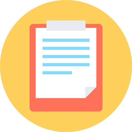 Clipboard specification verification miscellaneous icon