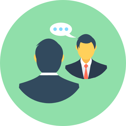 Dialog business and finance marketing dialog icon