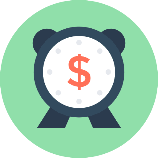 Alarm alarm clock time and date icon