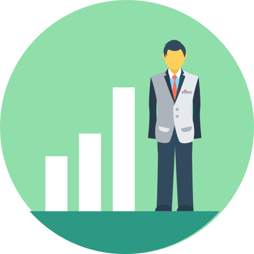 Statistics finances graph stats icon