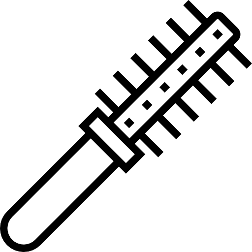 Comb accesory beauty salon grooming icon Comb accesory beauty salon grooming icon