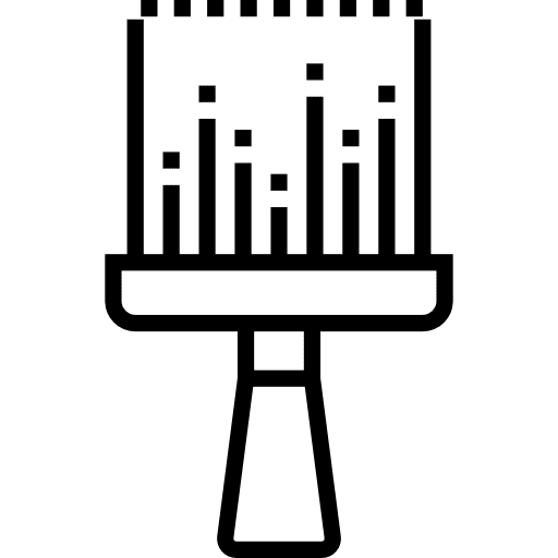 Hair brush tints hairdressing brushes icon Hair brush tints hairdressing brushes icon