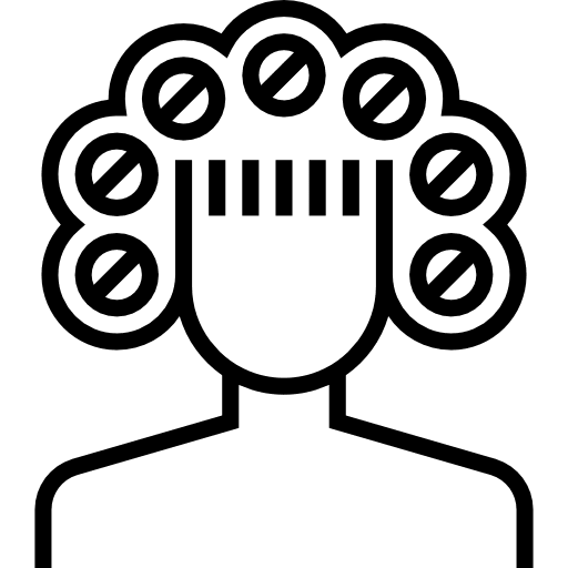 Hair cut beauty avatar people icon Hair cut beauty avatar people icon