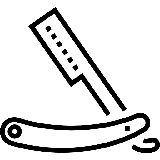 Razor razors hair salon tool icon Razor razors hair salon tool icon