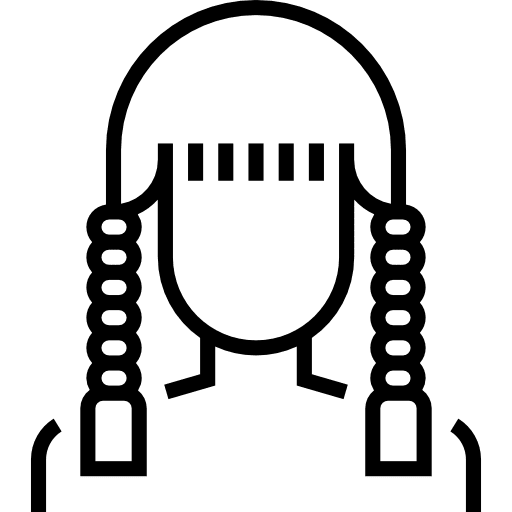 Hair cut avatar people beauty icon Hair cut avatar people beauty icon