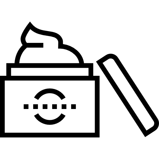 Cream grooming shaving moustache icon Cream grooming shaving moustache icon