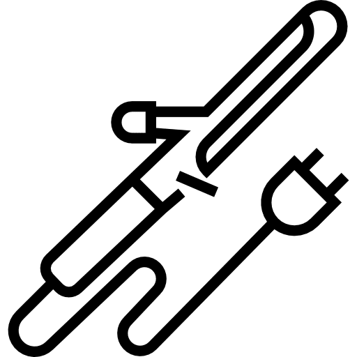 Hair iron tool hair iron beauty icon Hair iron tool hair iron beauty icon