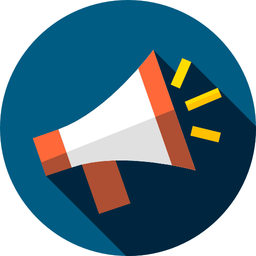 Megaphone loudspeaker promote marketing icon