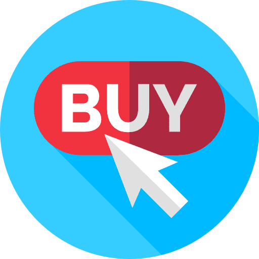 Buy circumference commerce and shopping rounded icon Buy circumference commerce and shopping rounded icon