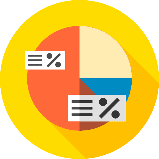 Sale report analytics stats seo and web icon