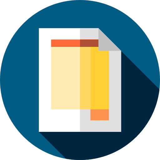 Contract certificate patent business and finance icon Contract certificate patent business and finance icon