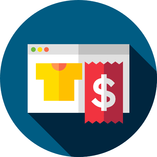 Online shop business web page multimedia icon Online shop business web page multimedia icon