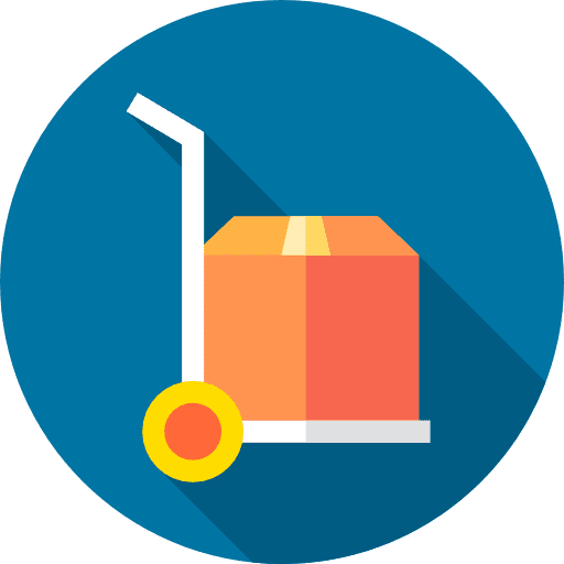 Trolley delivery cart heavy trolley icon Trolley delivery cart heavy trolley icon