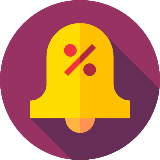 Bell alarm tools and utensils music and multimedia icon Bell alarm tools and utensils music and multimedia icon