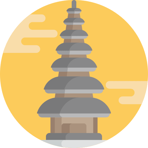 Indonesia monuments indonesia temple icon