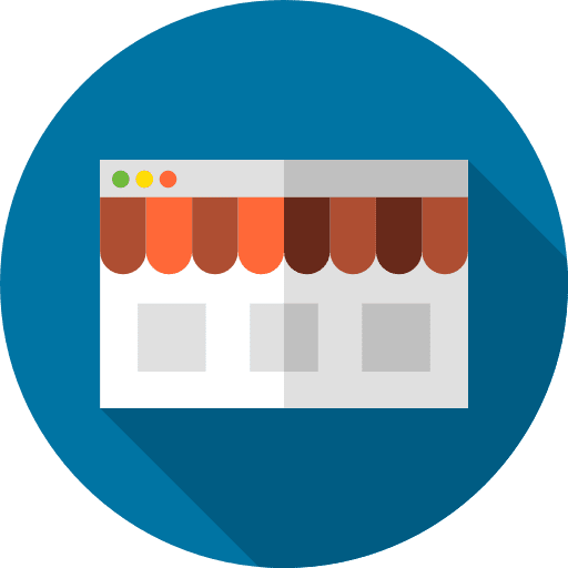 Online shop commerce and shopping multimedia online store icon Online shop commerce and shopping multimedia online store icon