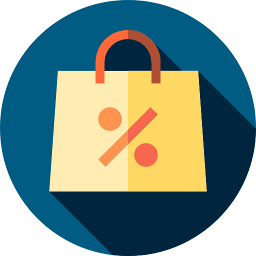 Shopping bag shopper bag business icon Shopping bag shopper bag business icon