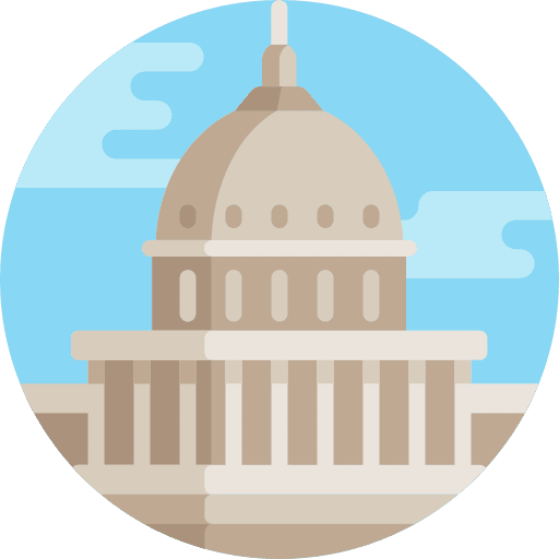 Capitol architecture and city america landmark icon