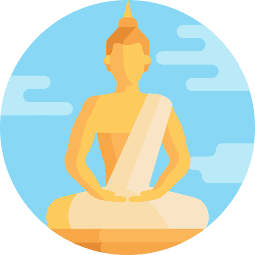 Thailand asia monuments building icon