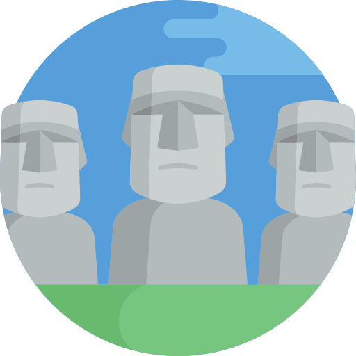 Ahu tongariki architecture and city ahu tongariki monuments icon