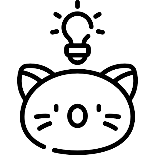 Idea feline cat breed icon Idea feline cat breed icon