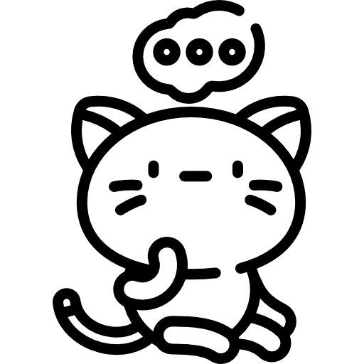 Kitty feline pet domestic icon