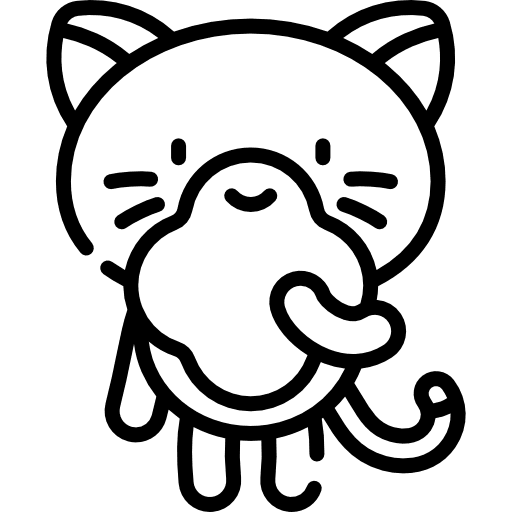 Kitty animals cat pet icon Kitty animals cat pet icon
