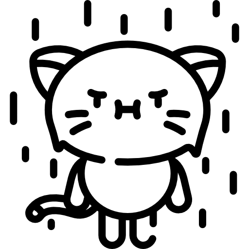 Kitty breed avatar animals icon Kitty breed avatar animals icon