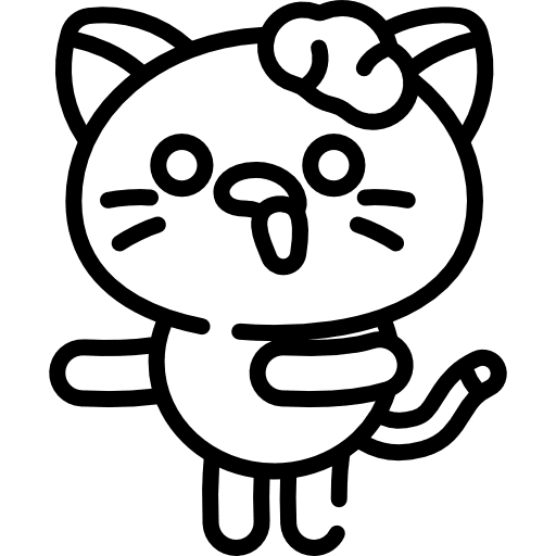 Kitty feline cat avatar icon Kitty feline cat avatar icon