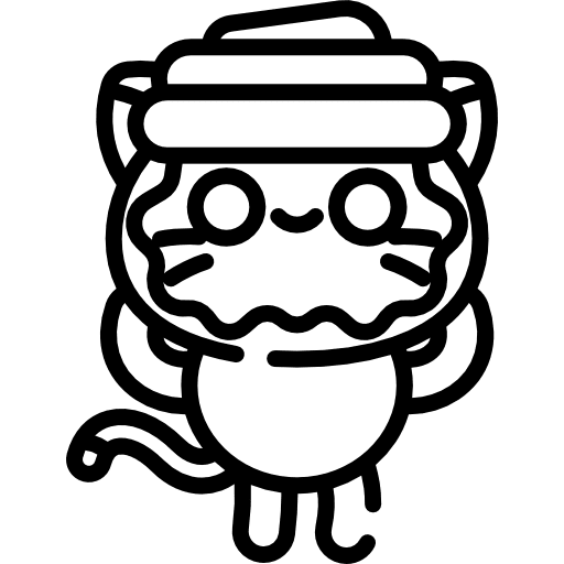 Kitty feline cat pet icon Kitty feline cat pet icon