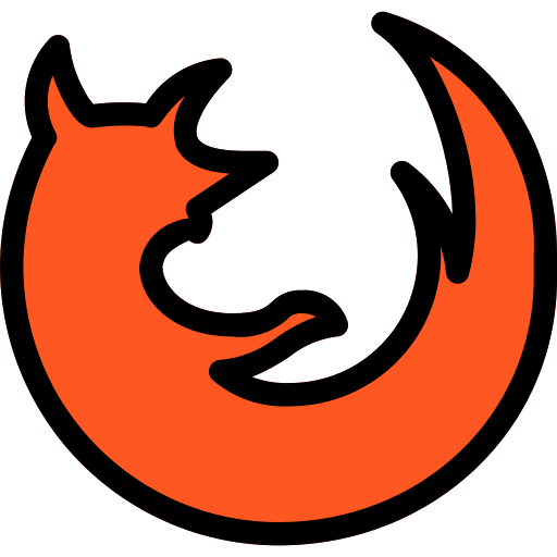 Firefox seo and web brand squares icon