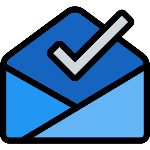 Inbox service logotype shapes and symbols icon
