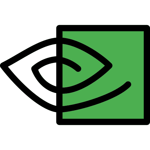 Nvidia shapes and symbols nvidia brand icon