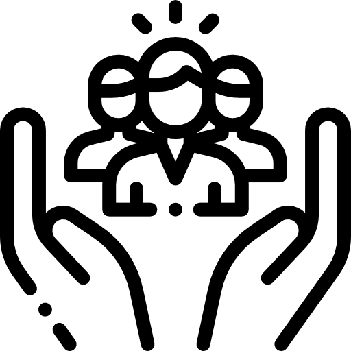 Social care communication technical support social worker icon